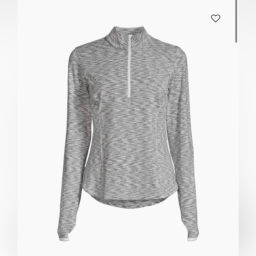 Zero Restriction Shae Half-Zip Pullover Top In Si… - image 2